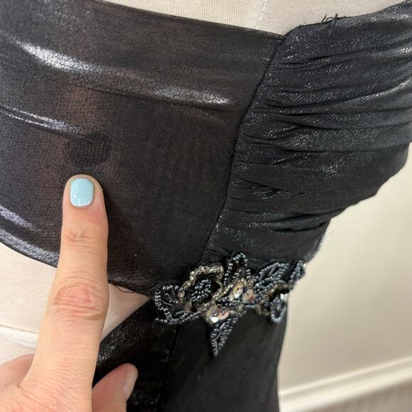 Blondie Nites Stacy Sklar Size 5 Prom Dress Y2K Maxi Whimsigoth Fairy Grunge - Picture 6 of 11